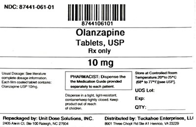 Olanzapine 10 mg (8744106101 Olanzapine 10 mg)